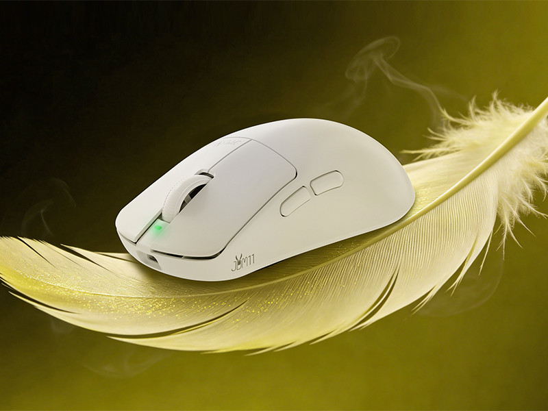 James Donkey JDM11 PAW3311 12.000DPI Triple Mode (Kablolu/Bluetooth/2.4G) Beyaz Gaming Mouse
