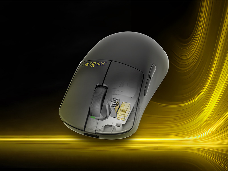 James Donkey JDM11 PAW3311 12.000DPI Triple Mode (Kablolu/Bluetooth/2.4G) Siyah Gaming Mouse