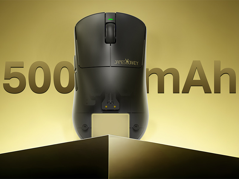 James Donkey JDM11 PAW3311 12.000DPI Triple Mode (Kablolu/Bluetooth/2.4G) Siyah Gaming Mouse