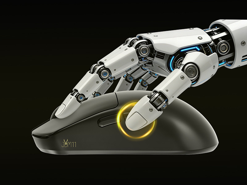 James Donkey JDM11 PAW3311 12.000DPI Triple Mode (Kablolu/Bluetooth/2.4G) Siyah Gaming Mouse