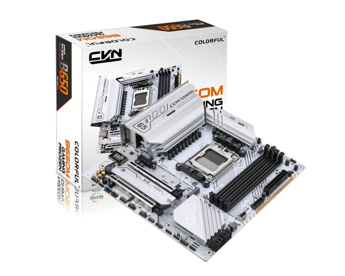COLORFUL CVN B650M GAMING FROZEN V14 DDR5 7600Mhz mATX Gaming