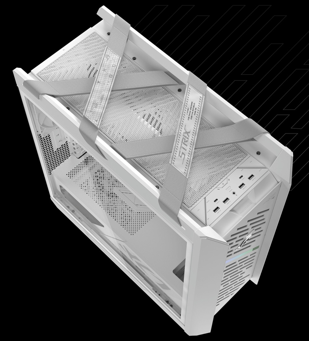 ASUS ROG STRIX HELIOS II GX601S 4x140mm Fan USB Type-C Temperli Cam Siyah E-ATX Mid-Tower Gaming Kasa