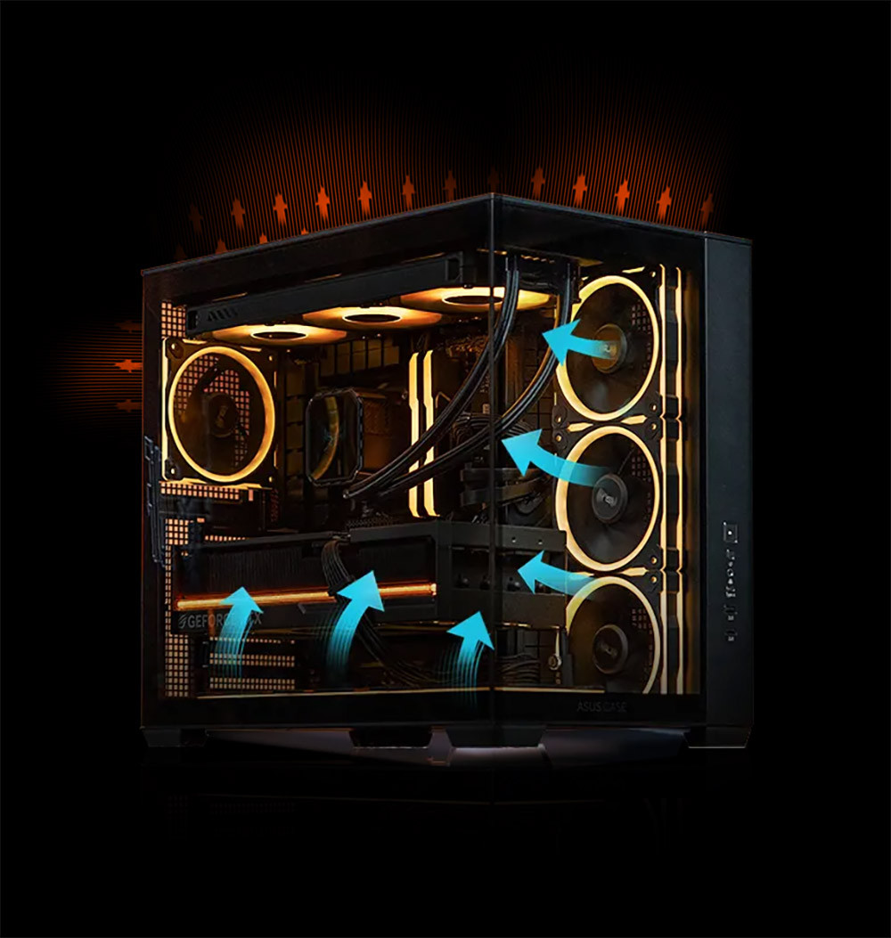 ASUS A32 PLUS TG ARGB Beyaz USB 3.2 ATX Mid-Tower Gaming (Oyuncu) Kasası