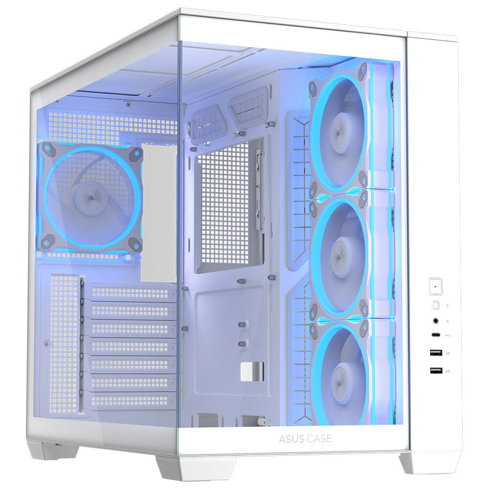 ASUS A32 PLUS TG ARGB Beyaz USB 3.2 ATX Mid-Tower Gaming (Oyuncu) Kasası