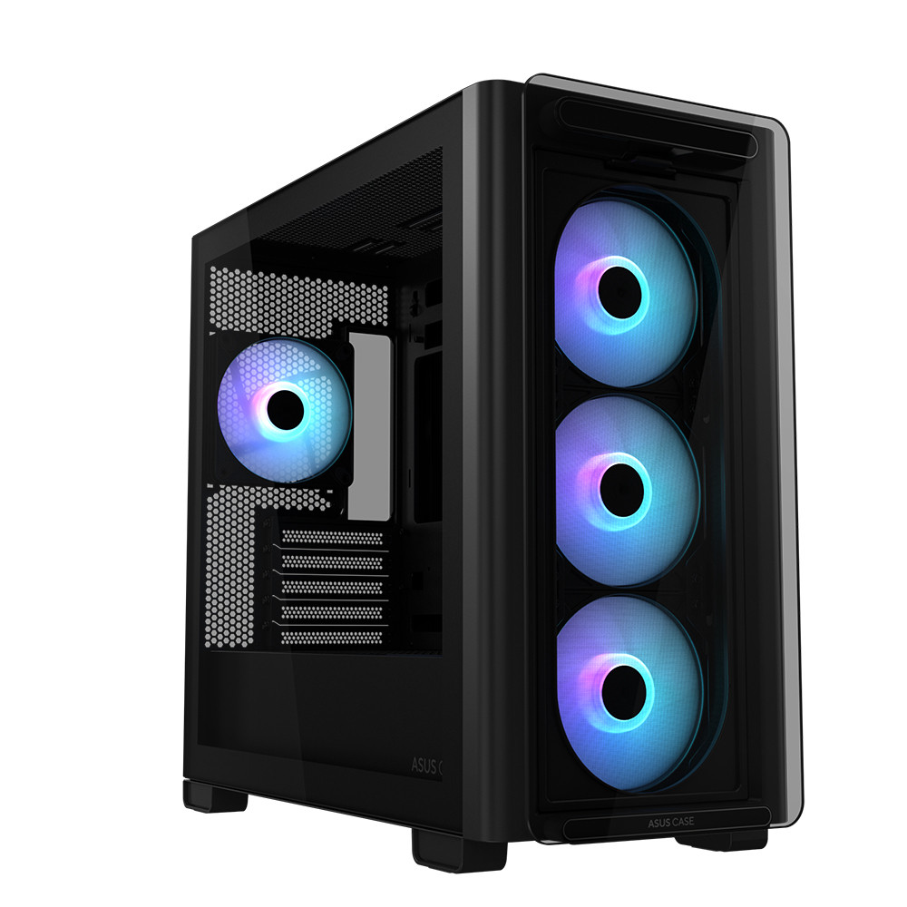 ASUS A23 PLUS TG ARGB Siyah Tempered Glass USB 3.2 mATX Mid Tower Gaming Kasa