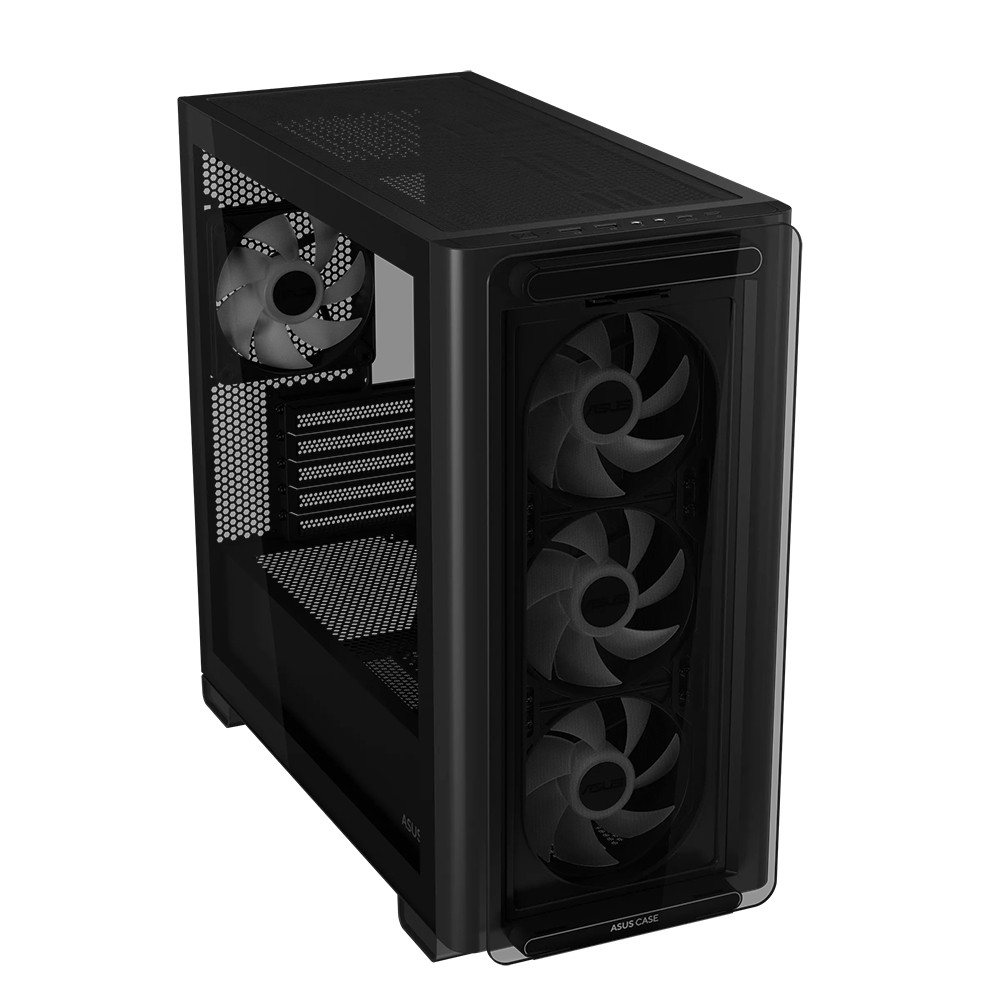 ASUS A23 PLUS TG ARGB Siyah Tempered Glass USB 3.2 mATX Mid Tower Gaming Kasa