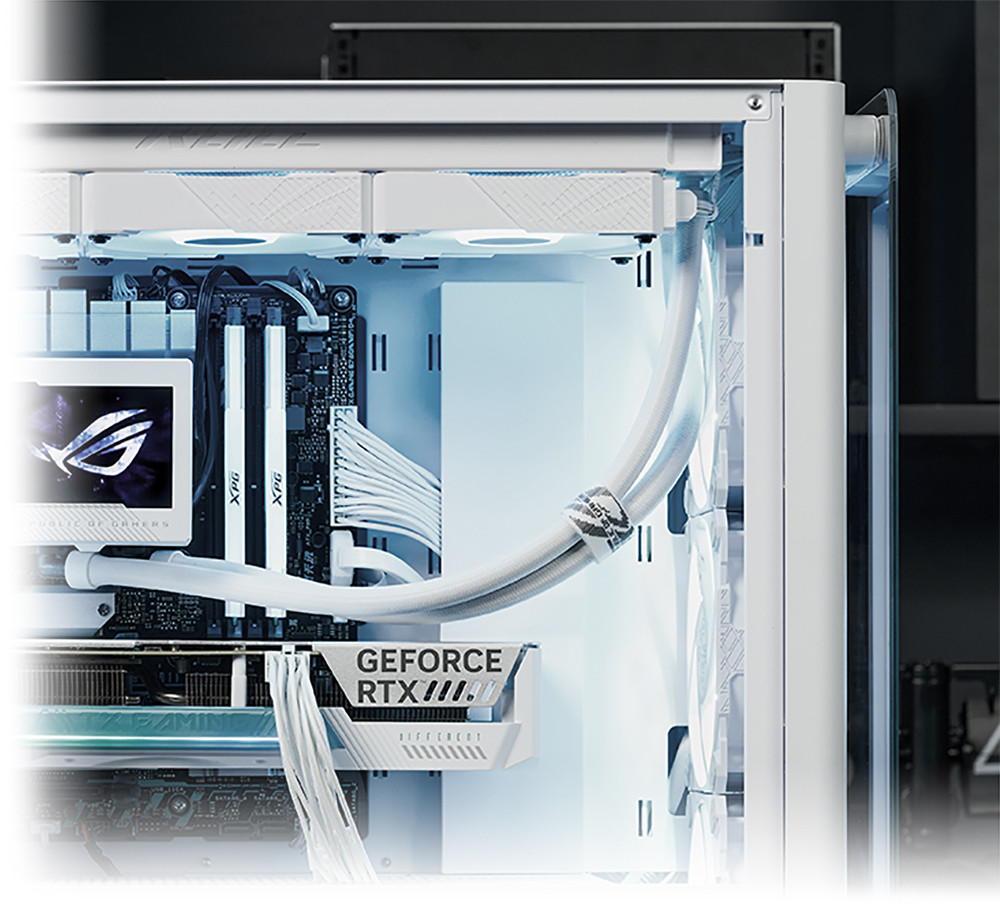 ASUS A23 PLUS TG ARGB Beyaz Tempered Glass USB 3.2 mATX Mid Tower Gaming Kasa