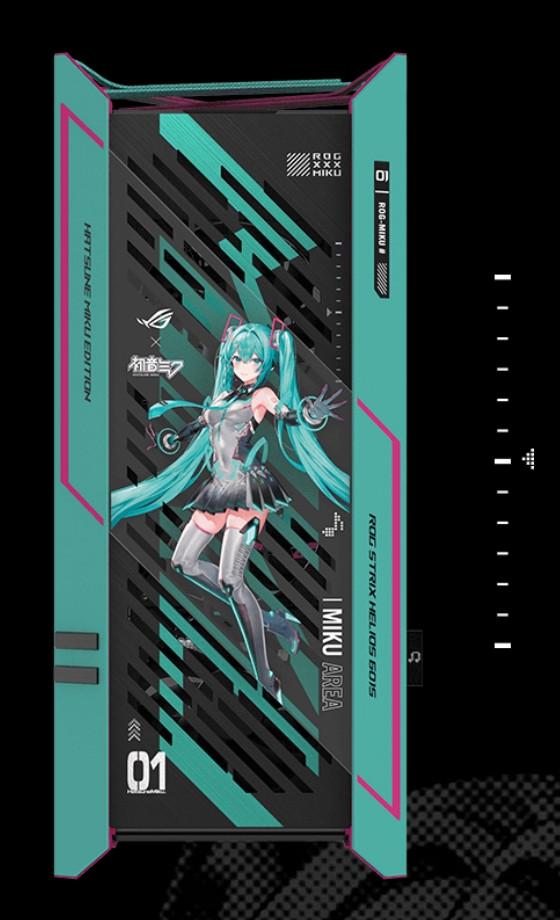 ASUS ROG STRIX HELIOS II GX601S HATSUNE MIKU 4x140mm Fan USB Type