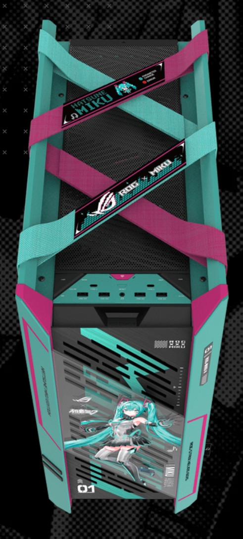 ASUS ROG STRIX HELIOS II GX601S HATSUNE MIKU 4x140mm Fan USB Type