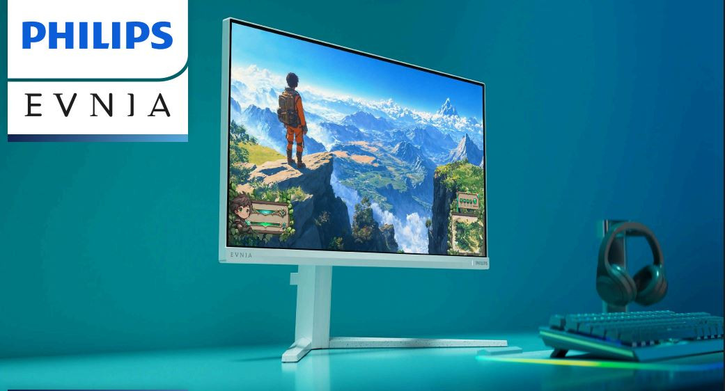 Philips Evnia 24M2N3201P 23,8″ 260Hz 0,3ms GSync HDR Fast IPS Yükseklik Ayarlı Pivot Beyaz Gaming Monitör