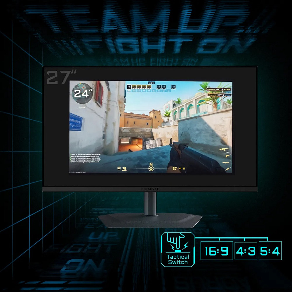 GIGABYTE GO27Q24G 27″ 240Hz 0.03ms 2K G-Sync QHD HDR400 WOLED Gaming (Oyuncu) Monitör