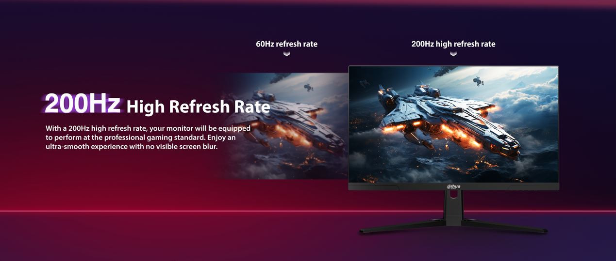 DAHUA LM25-E231BN 24.5″ 200Hz 0.5ms HDR10 Full HD Gaming (Oyuncu) Monitör