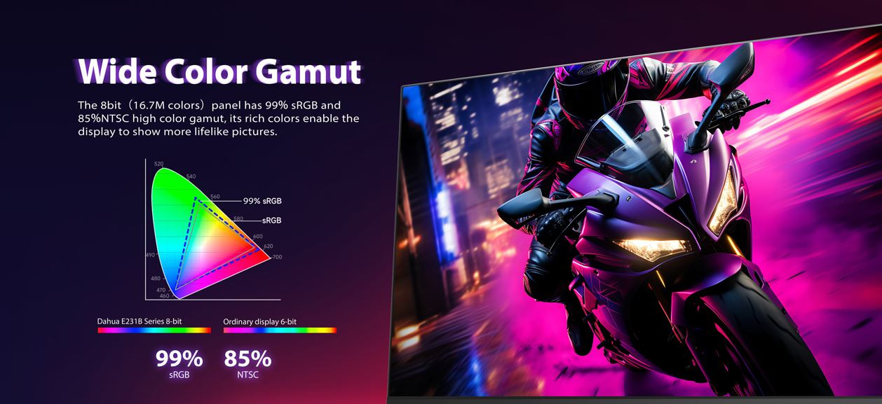 DAHUA LM25-E231BN 24.5″ 200Hz 0.5ms HDR10 Full HD Gaming (Oyuncu) Monitör