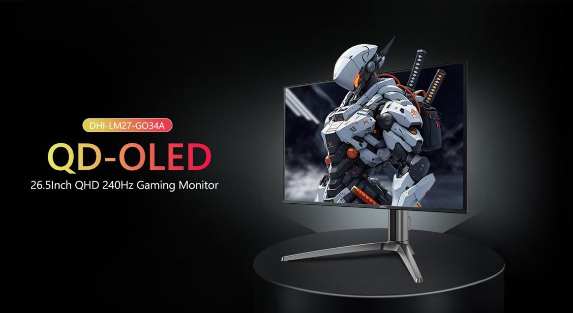 DAHUA LM27-GO34A 27″ 240Hz 0.03ms 2K QD-OLED HDR400 QHD Gaming (Oyuncu) Monitör