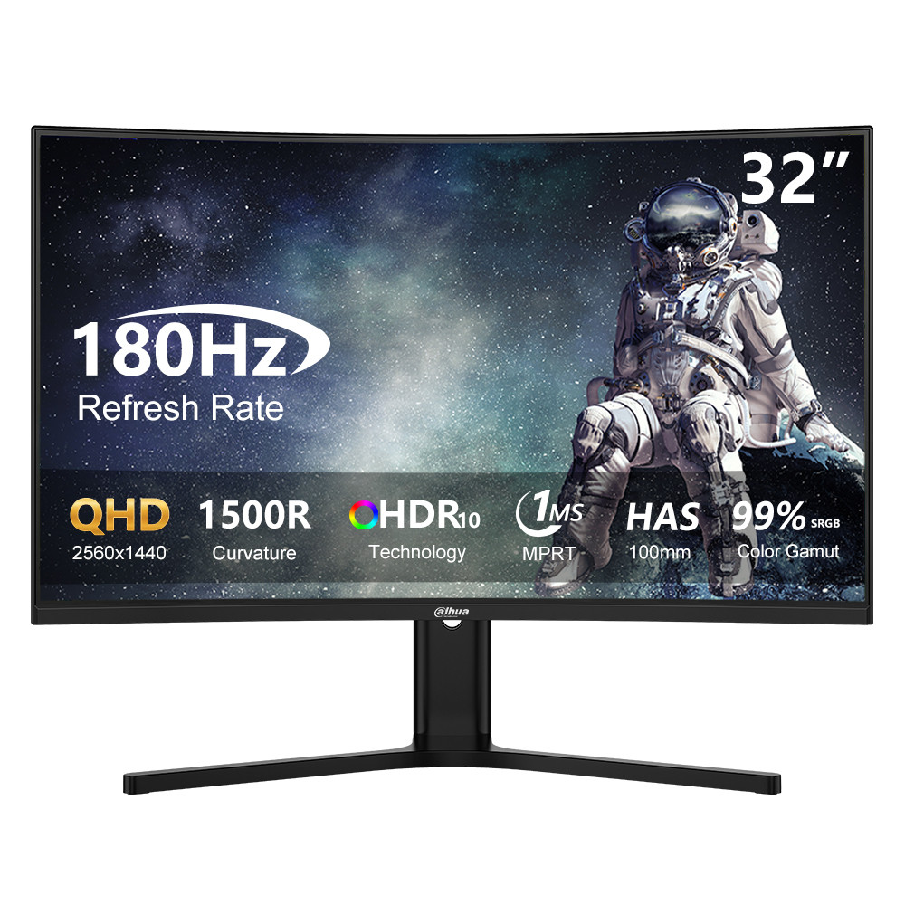 DAHUA LM32-E330CA 32″ 200Hz 1ms 2K VA Curved Gaming (Oyuncu) Monitör