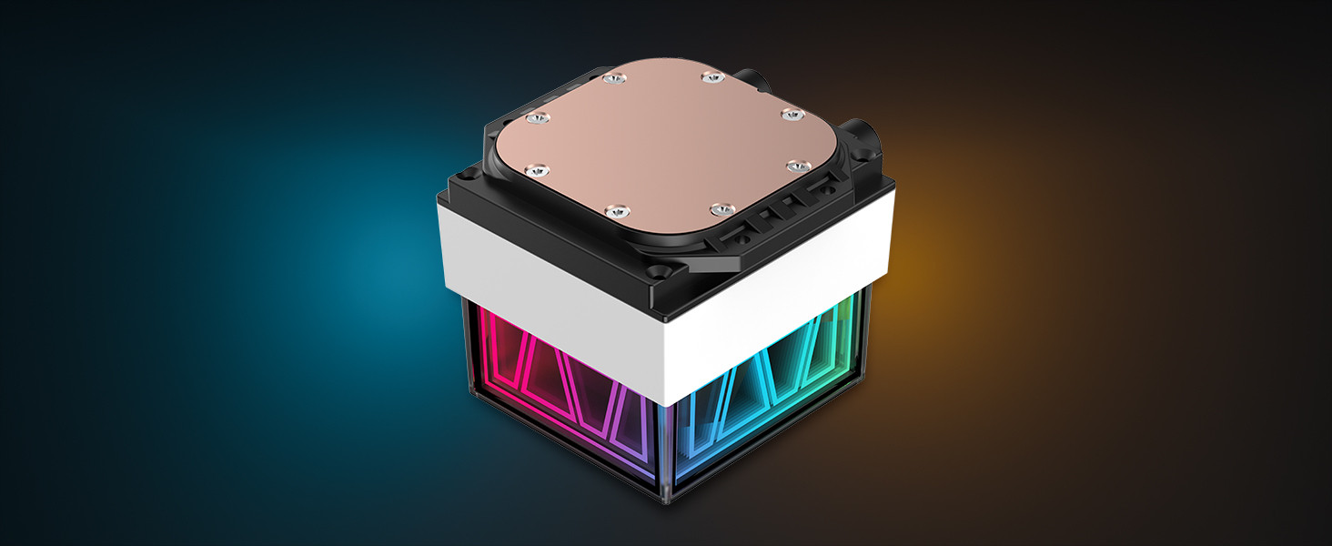 James Donkey Lugis JDC240 ARGB 240mm Beyaz Sıvı İşlemci Soğutucu AM5 ve LGA1700 Uyumlu