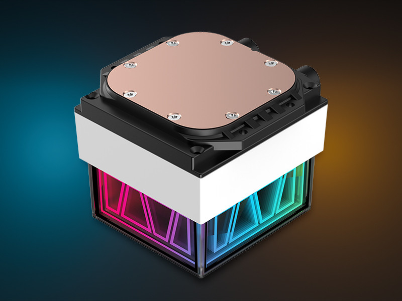 James Donkey Lugis JDC240 ARGB 240mm Beyaz Sıvı İşlemci Soğutucu AM5 ve LGA1700 Uyumlu