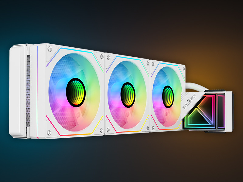 James Donkey Lugis JDC360 ARGB 360mm Beyaz Sıvı İşlemci Soğutucu AM5 ve LGA1700 Uyumlu