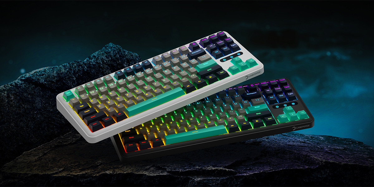 GamePower Zoom RGB Kablolu Mekanik Siyah Gaming Klavye