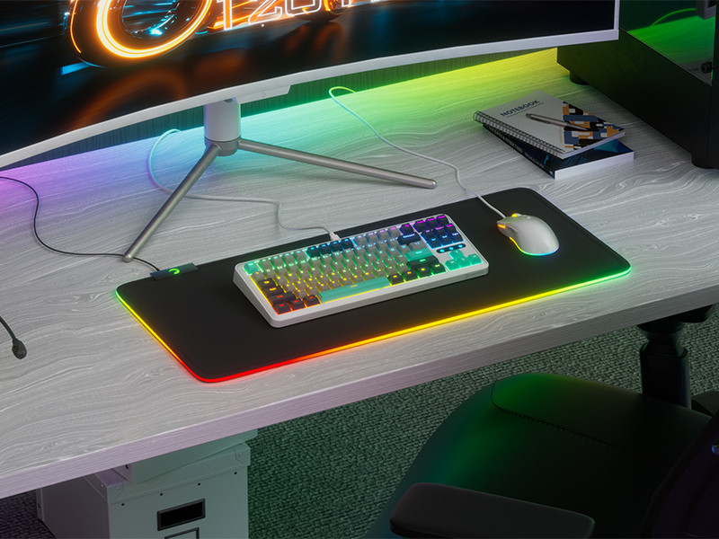 GamePower Zoom RGB Kablolu Mekanik Beyaz Gaming Klavye