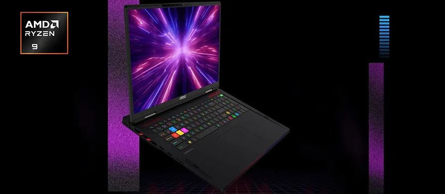 MSI RAIDER A18 HX A8WHG-280TR Ryzen 9-8940HX 32GB DDR5 1TB 12GB RTX 5070 Ti 18″QHD 240 Hz Windows 11 Home Gaming Notebook