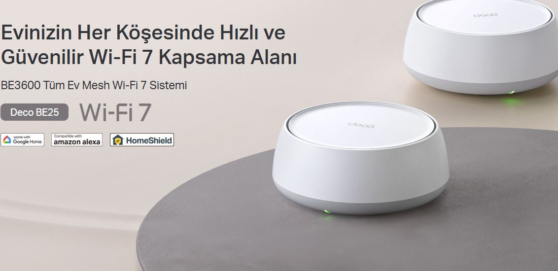 TP-Link Deco BE25 3600 Mbps 3`lü Router