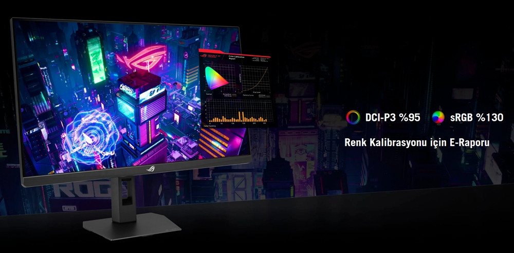 ASUS ROG Strix XG27UCGR Gen2 27″ 4K 162Hz - FHD 485Hz 0.03ms G-Sync HDR10 Pivot Dual Mode Fast IPS Gaming Monitör