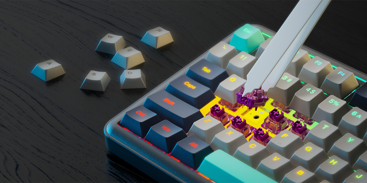 GamePower Zoom RGB Kablolu Mekanik Siyah Gaming Klavye