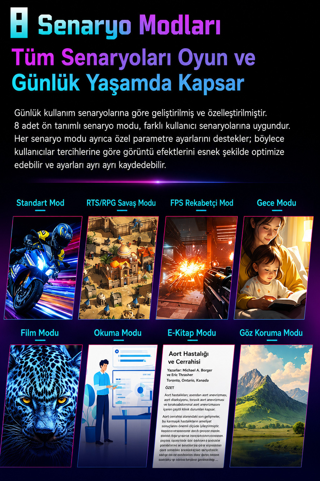 DAHUA LM34-E330CA 34″ 200Hz 1ms HDMI DP Adaptive Sync HDR10 WQHD VA Curved 1500R Gaming Monitör