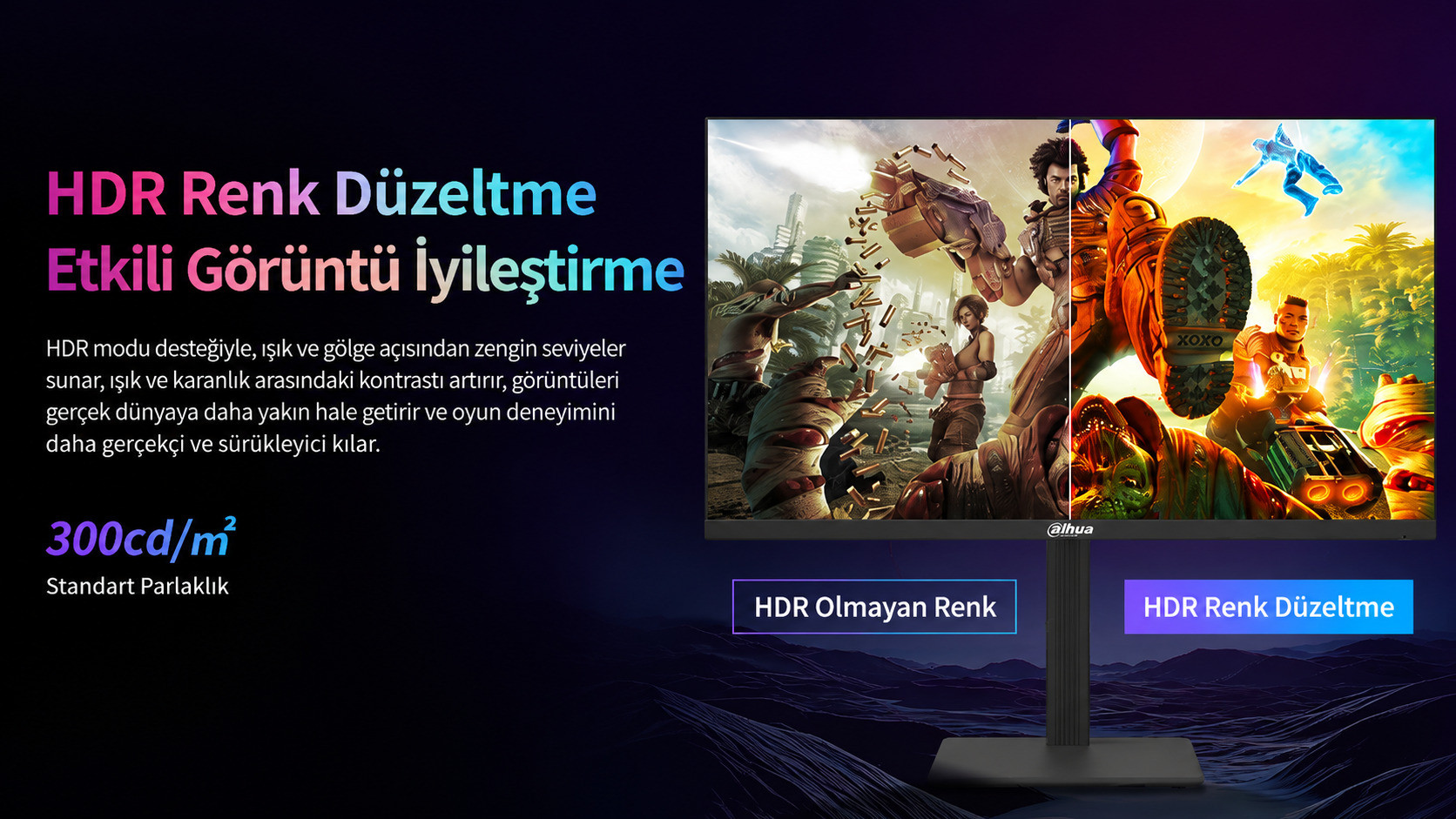 DAHUA LM27-E240A 27″ 300Hz 1ms Full HD VA Gaming (Oyuncu) Monitör