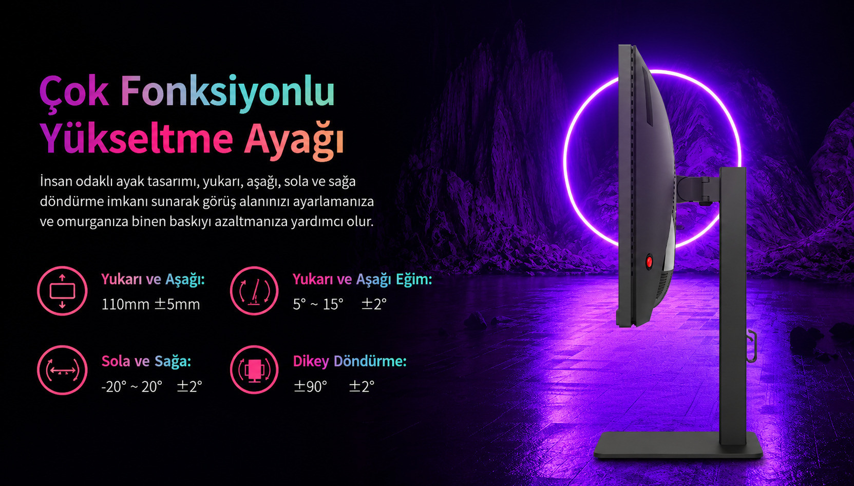 DAHUA LM27-E240A 27″ 300Hz 1ms Full HD VA Gaming (Oyuncu) Monitör