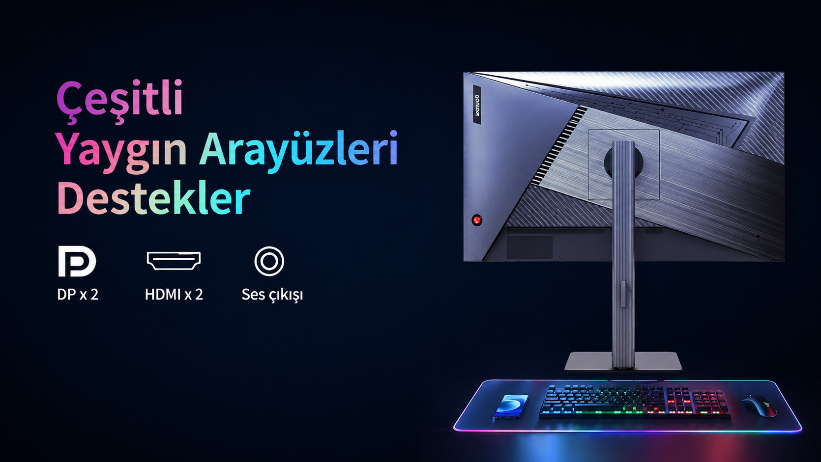 DAHUA LM27-E240A 27″ 300Hz 1ms Full HD VA Gaming (Oyuncu) Monitör