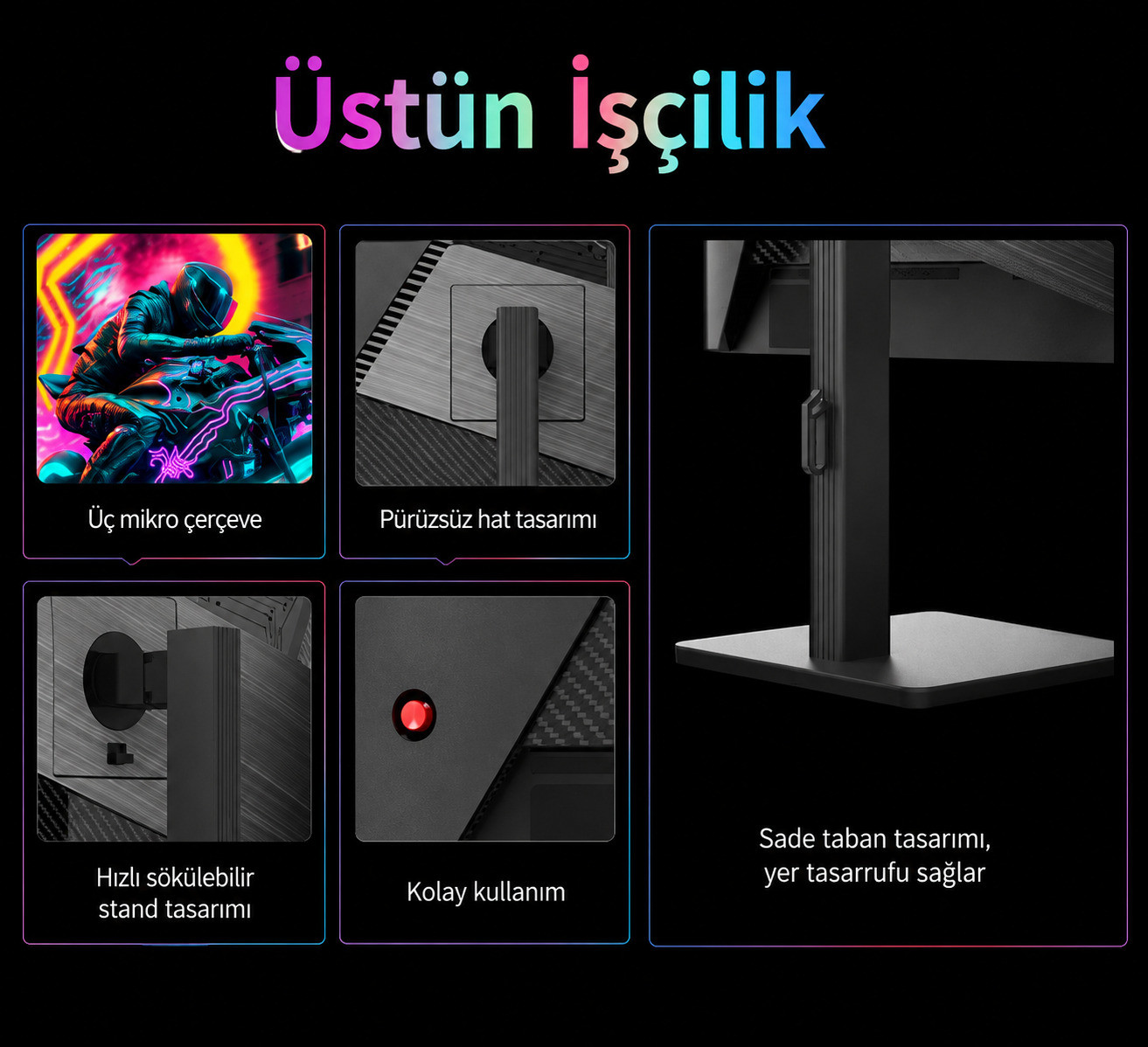 DAHUA LM27-E240A 27″ 300Hz 1ms Full HD VA Gaming (Oyuncu) Monitör
