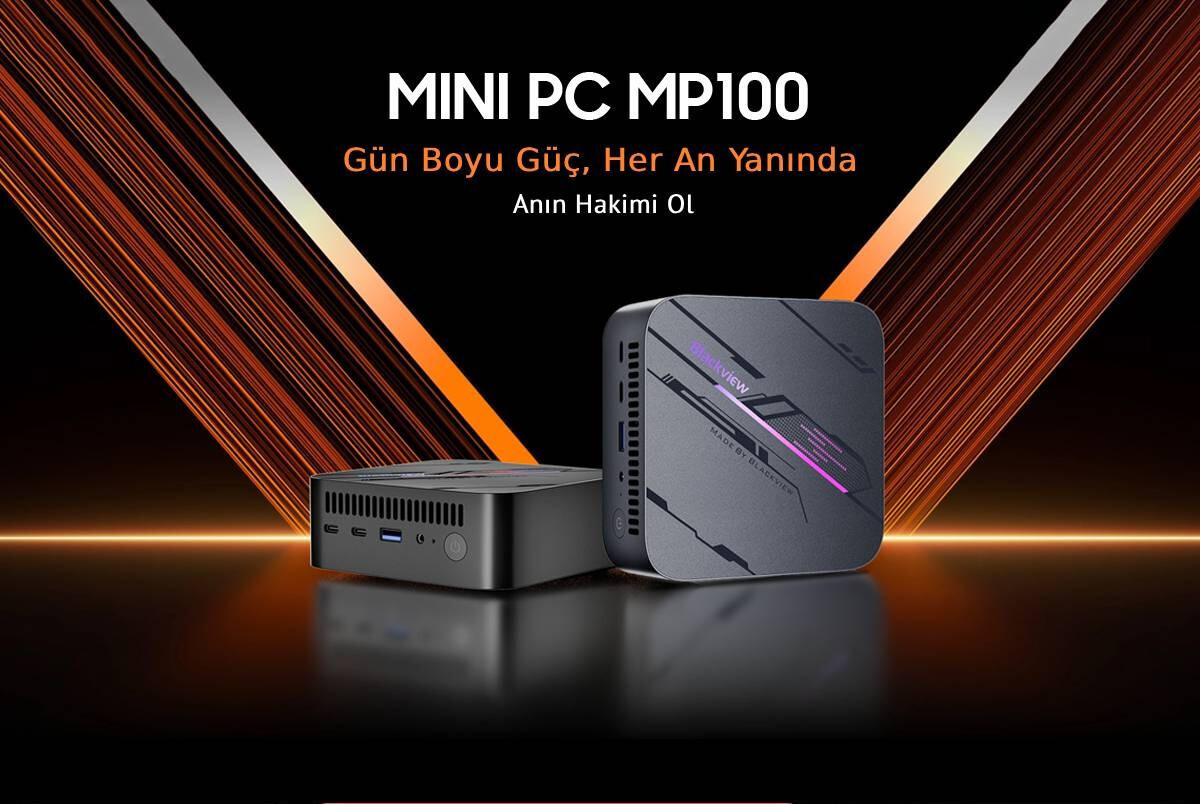 Blackview MP100 AMD Ryzen 5 7430U 16GB 512GB W11Pro Mini PC 