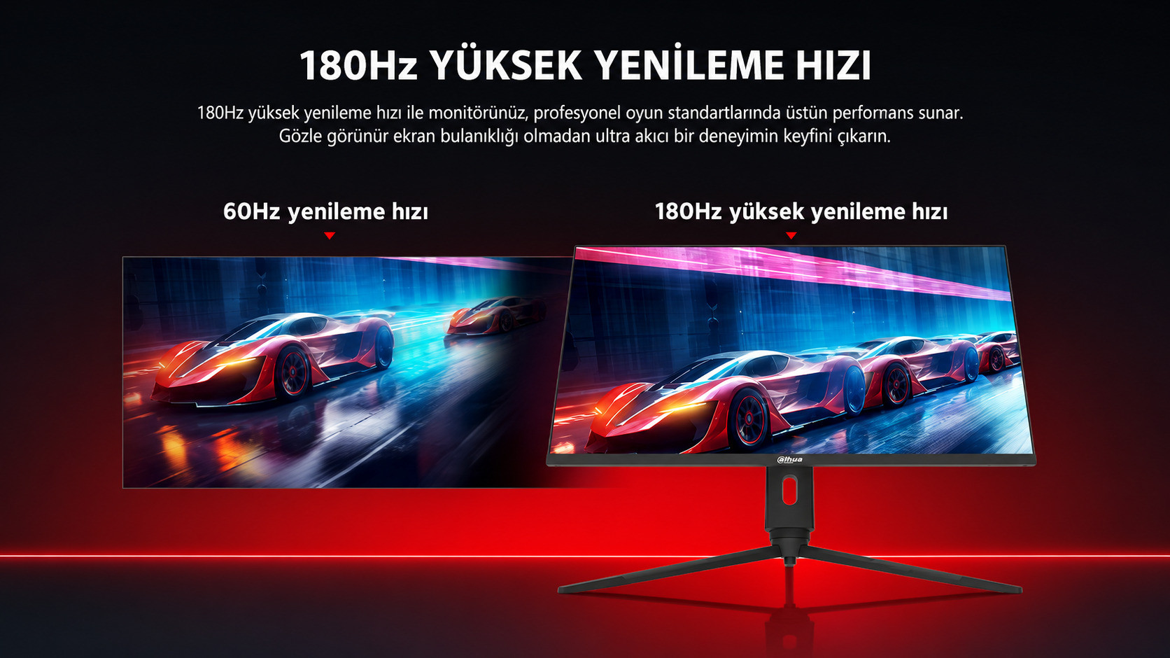 DAHUA LM27-E331A 27″ 180Hz 1ms 2K IPS Gaming (Oyuncu) Monitör