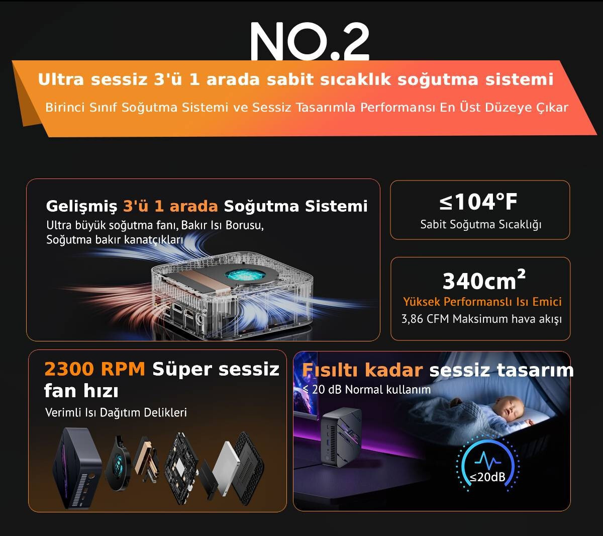 Blackview MP100 AMD Ryzen 5 7430U 16GB 512GB W11Pro Mini PC 