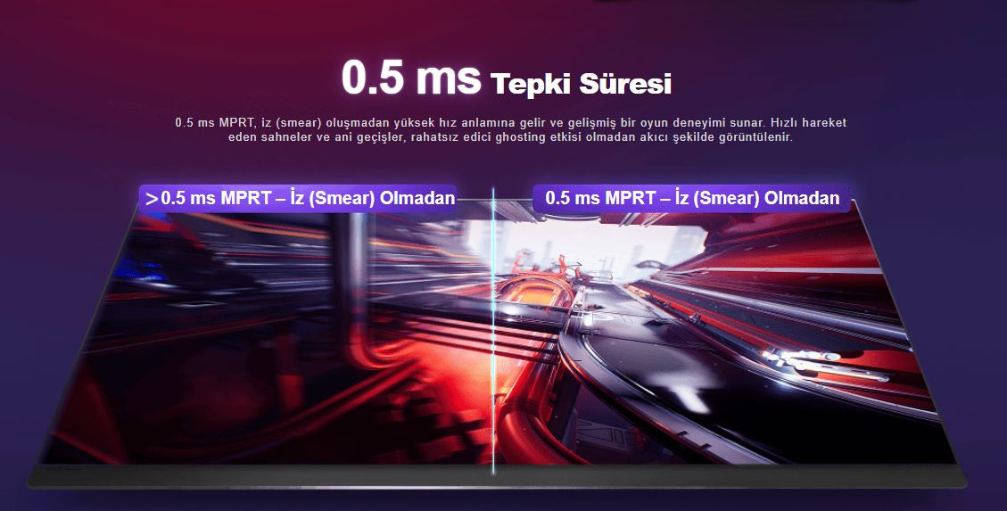 DAHUA LM27-E341A  27″ 240Hz 0.5ms 2K IPS Gaming (Oyuncu) Monitör