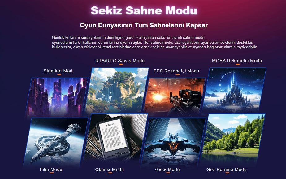 DAHUA LM27-E341A  27″ 240Hz 0.5ms 2K IPS Gaming (Oyuncu) Monitör