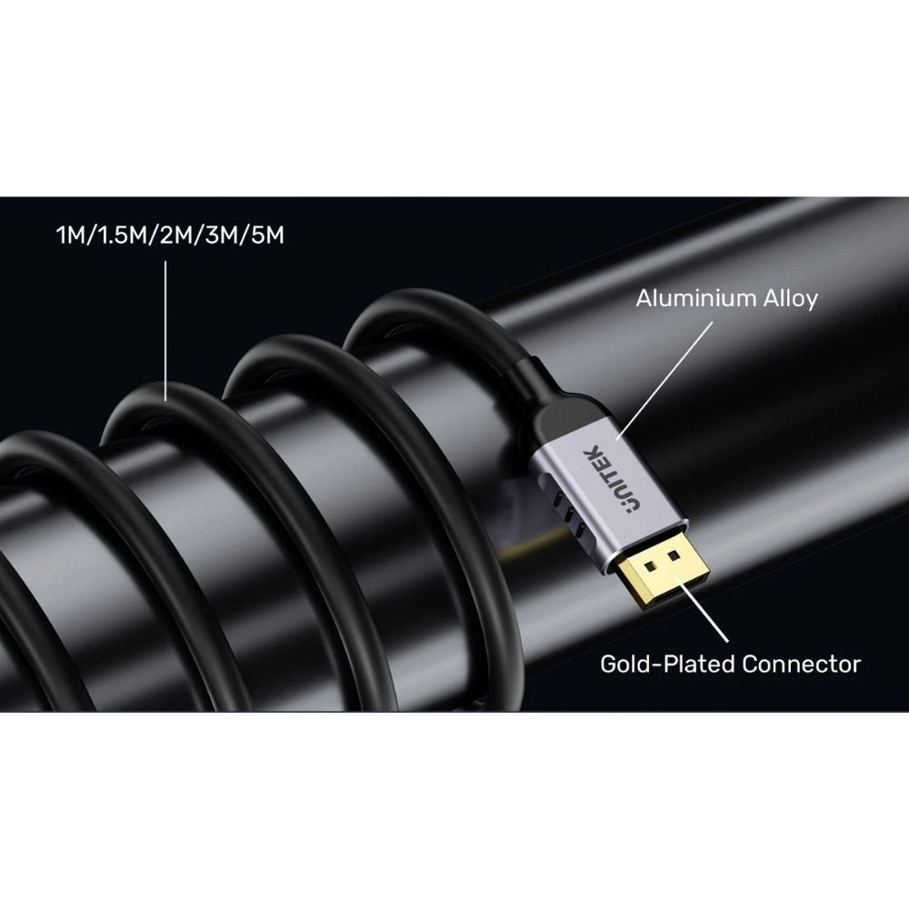 Unitek 8K DisplayPort 1.4 1 Metre