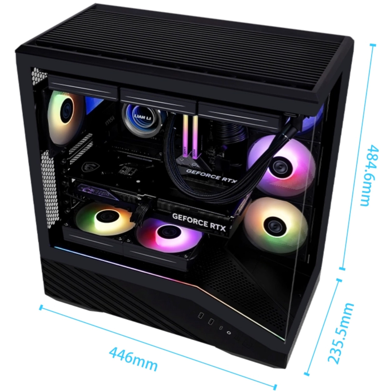 LIAN LI V100R Siyah 850W 80+ Gold ATX Gaming Kasa