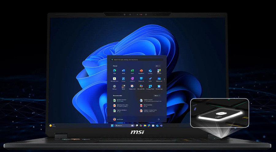 MSI STEALTH 18 HX A2WI-081TR Intel Core Ultra 9-290HX Plus GeForce RTX 5080 16GB 150W 32GB DDR5 2TB SSD 18″ 4K UHD+ 120Hz W11 Home Gaming Laptop