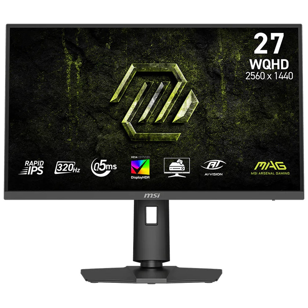 MSI MAG 274QPF X32 27″ 320Hz 0.5ms 2K AdaptiveSync HDR400 Pivot WQHD Rapid IPS Gaming Monitör