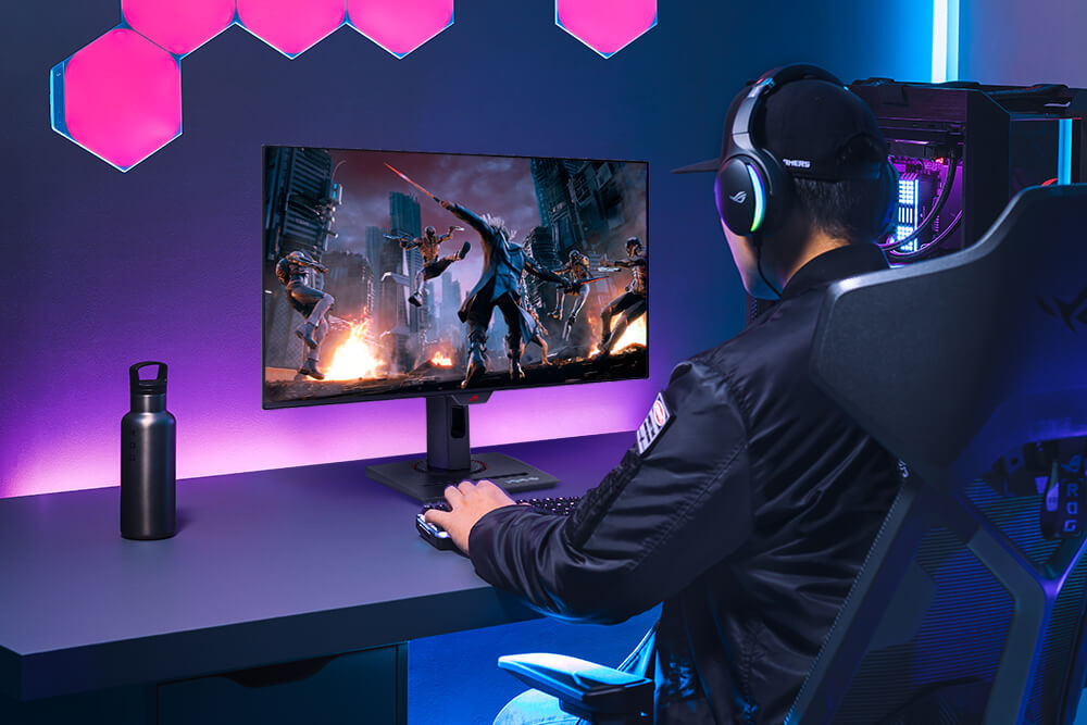 ASUS ROG Strix XG27UQDMS 26.5″ 240Hz 0.03ms 4K UHD Adaptive Sync Tandem QD-OLED Pivot Gaming Monitör