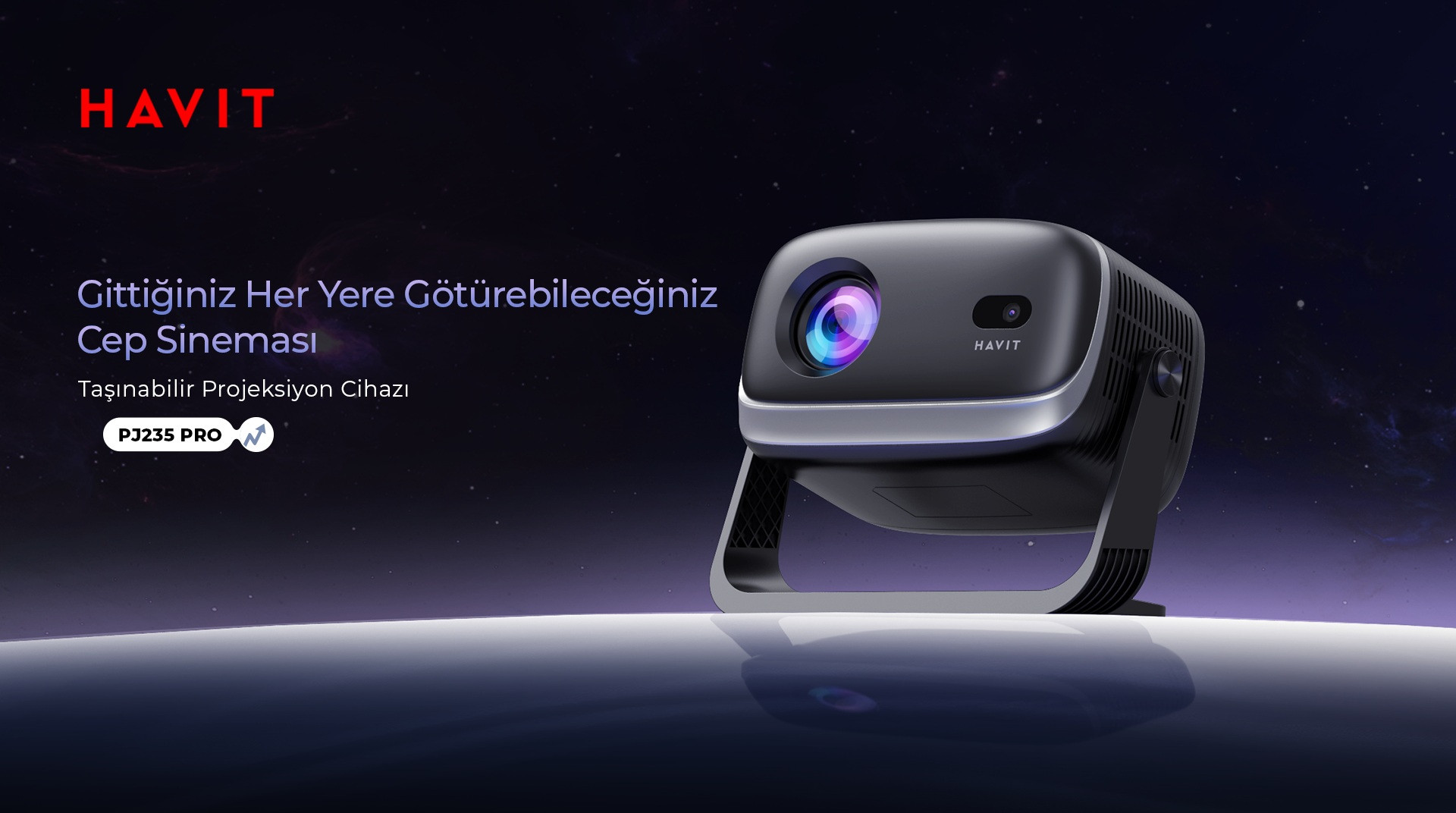 Havit PJ235 Pro Wifi Projeksiyon Cihazı - 720p Android