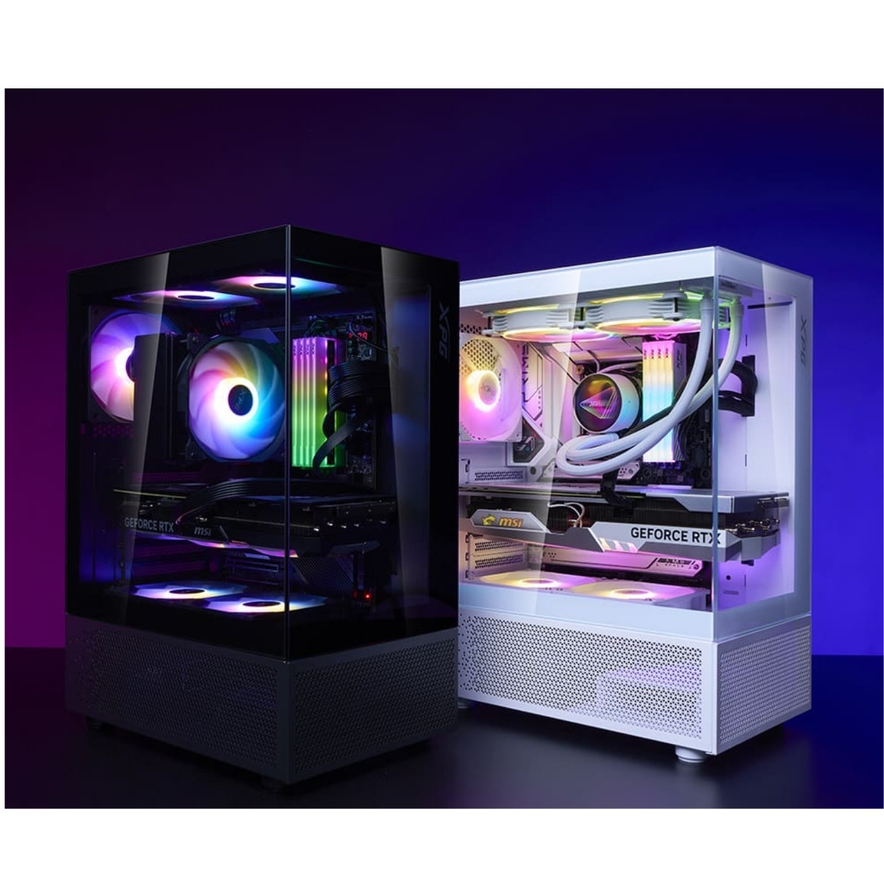XPG InvaderX Mini Siyah 850W 80+Gold ATX Gaming Kasa