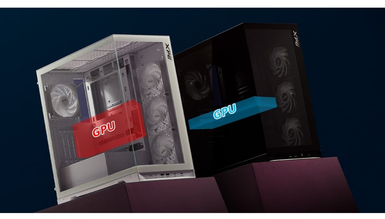XPG Invader X BTF ARGB  Siyah ATX Mid-Tower Gaming Kasa
