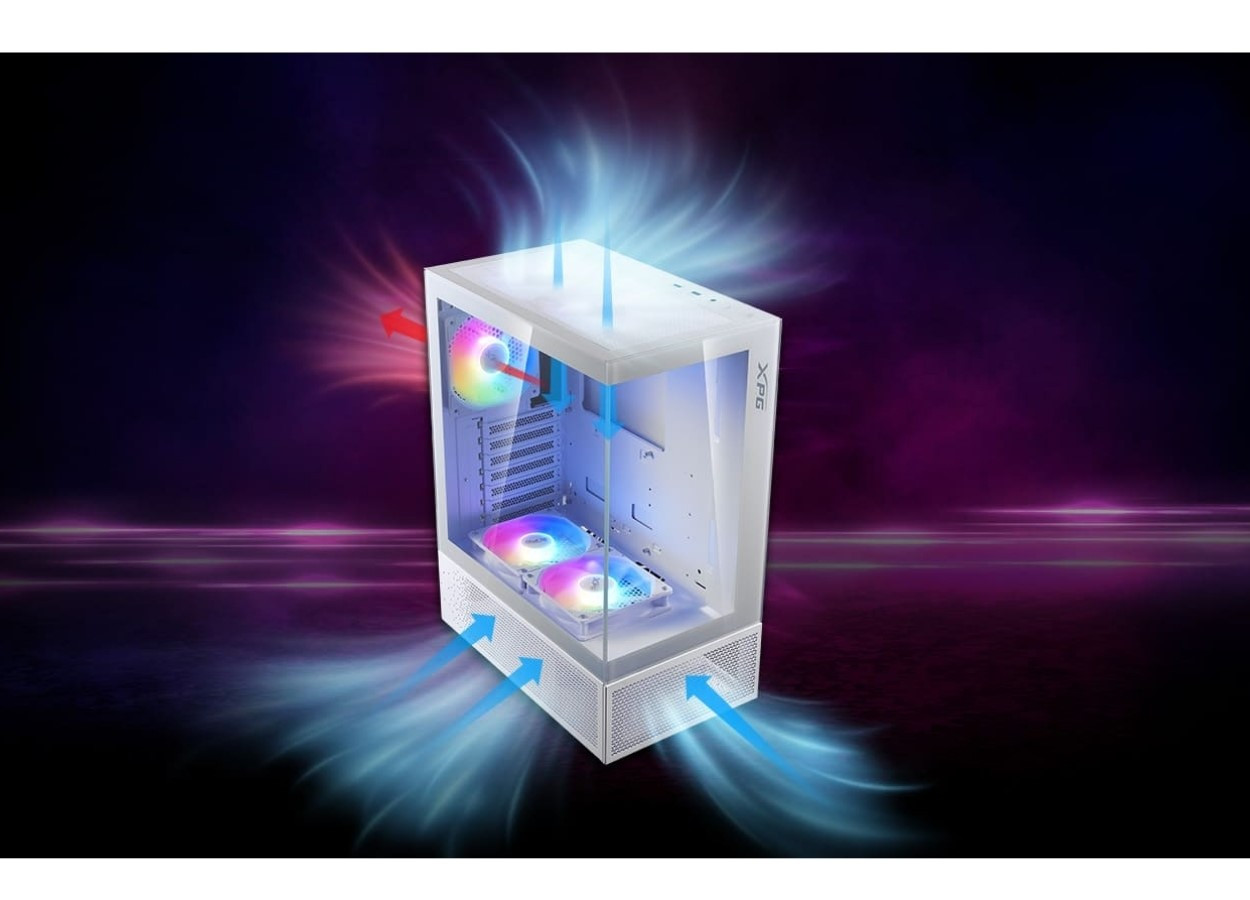 XPG InvaderX Mini ARGB USB 3.2 Siyah ATX Mid-Tower Gaming Kasa