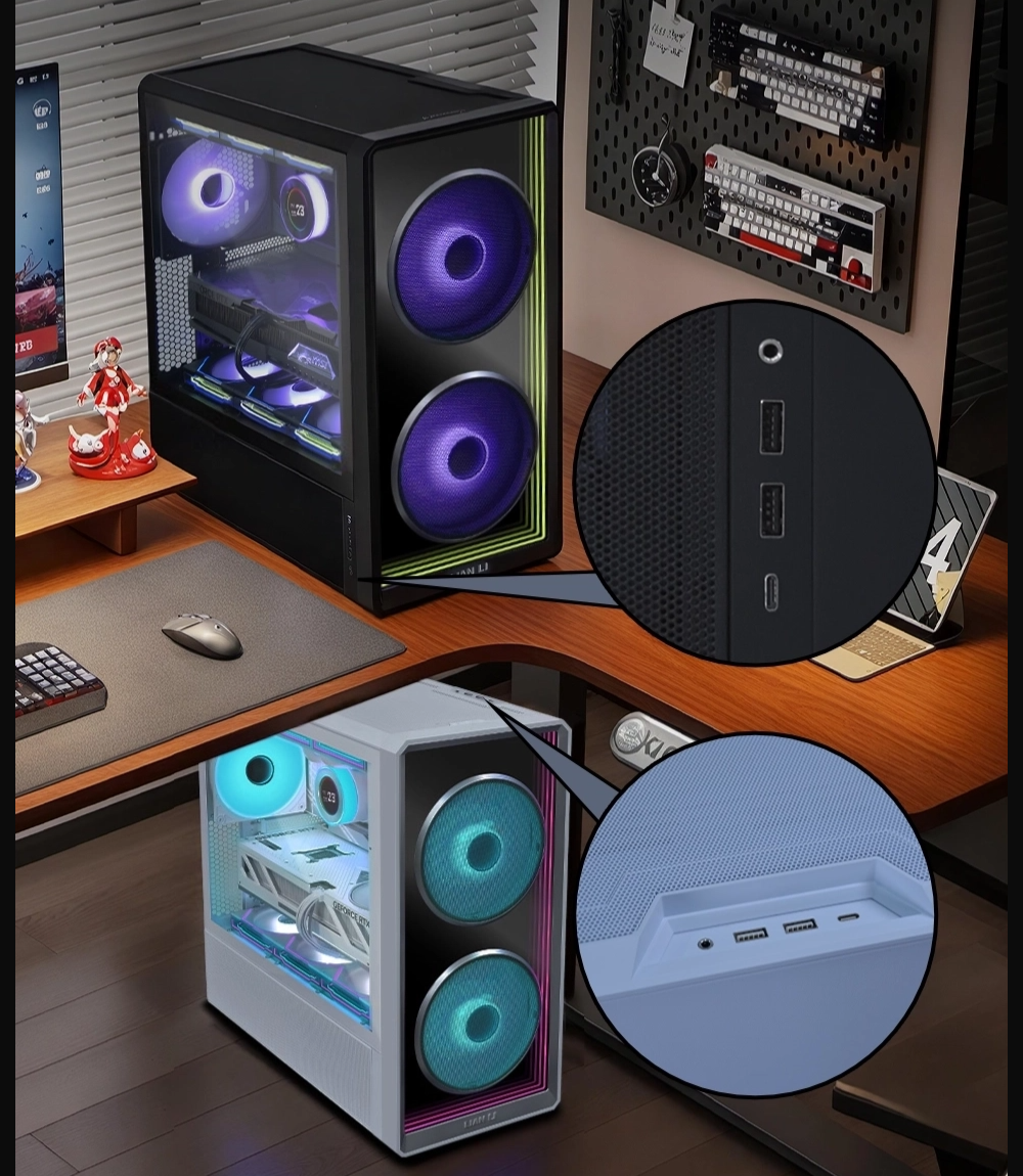 Lian Li Lancool 217 INF Siyah E-ATX Mid-Tower Kasa