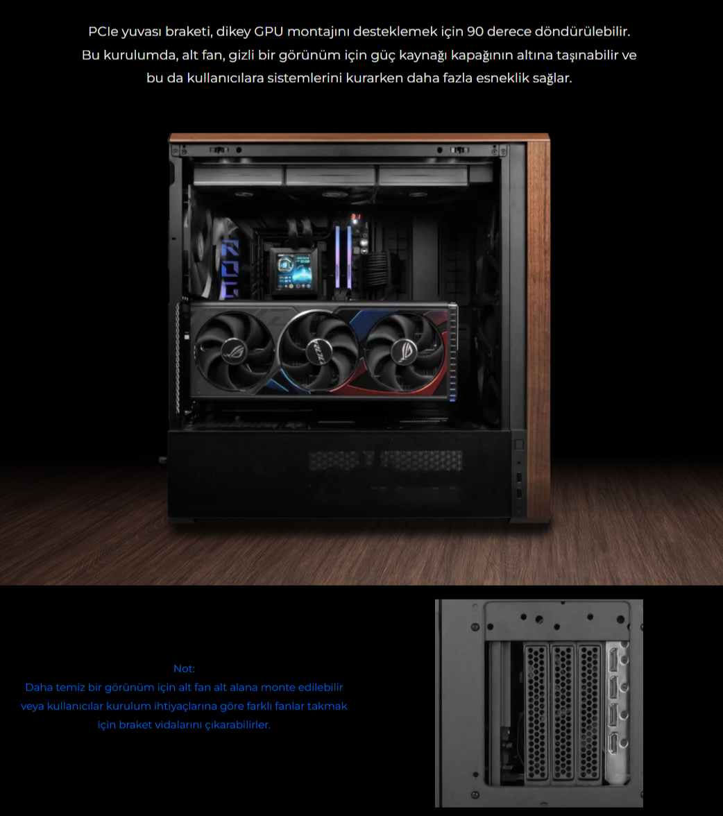 Lian Li Lancool 217 Beyaz E-ATX Mid-Tower Kasa