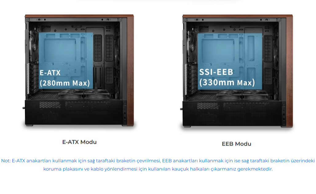 Lian Li Lancool 217 Beyaz E-ATX Mid-Tower Kasa